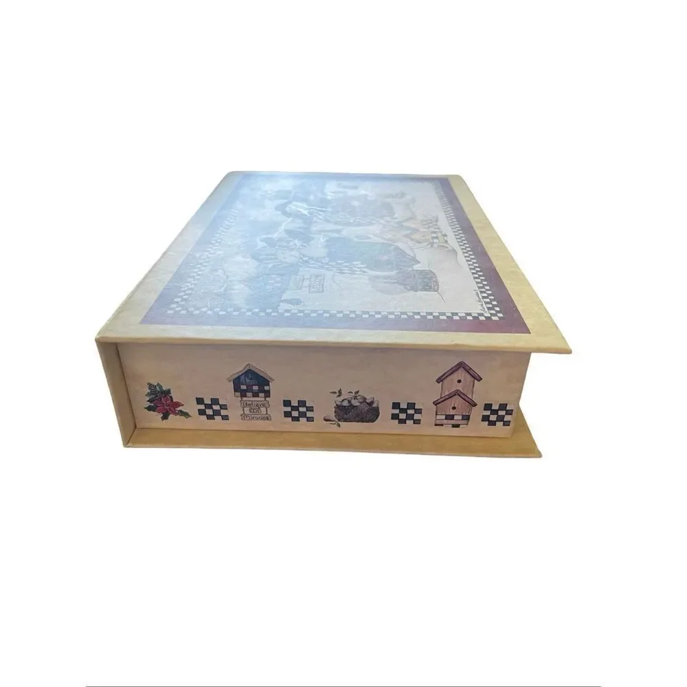 Seasons Holiday Greeting Cards Notepads Envelopes Set With Keepsake Box